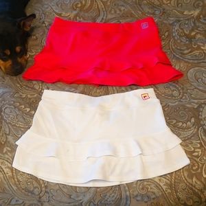 Womens XL Fila Sport ruffle skirt